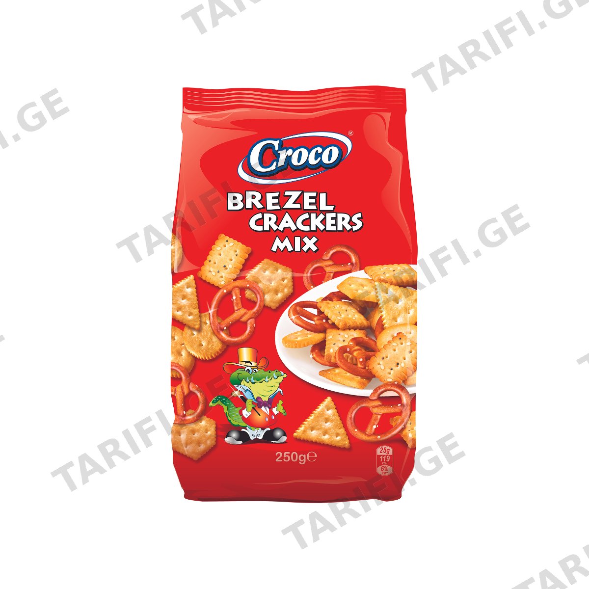 კრეკერისა და ბრეცელის მიქსი "კროკო" 250გრ