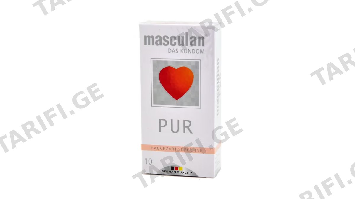პრეზერვატივი "MASCULAN Pur" N10 *