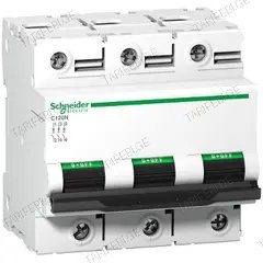 ავტომატური ამომრთველი Schneider C120N 3P 100A