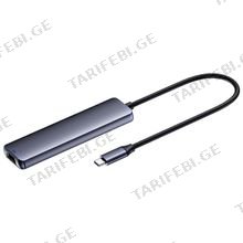 Netac NT08WF13-30GR USB-C USB ჰაბი