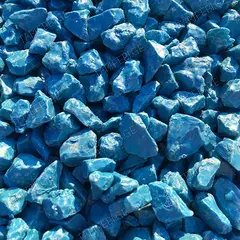ქვა დეკორატიული შეღებილი ცისფერი GeoColor Decor 8 კგ