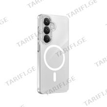 სილიკონის ქეისი Transparent Case with Magsafe Samsung Galaxy S26