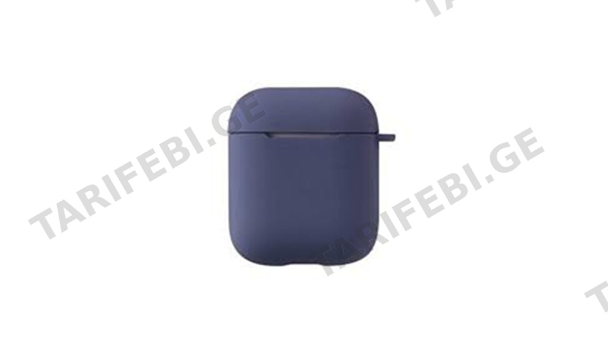 holdit Silicon Case for Airpods (Gen 1/2) მყარი სილიკონის ქეისი მუქი ლურჯი 7732