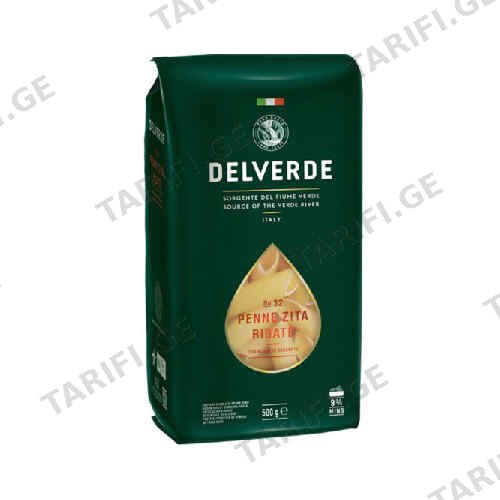 მაკარონი პენე რიგატე N32 /Delverde/ 500გ