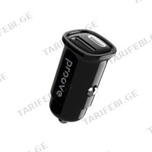 Car Charger Proove Flash 30W (Type-C + USB) black
