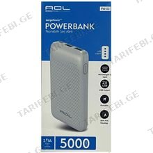 POWER BANK ACL PW-02 5000 MAH პორტატული დამტენი