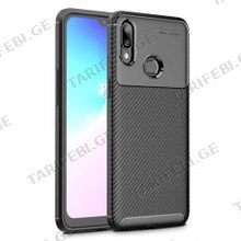 კარბონის ქეისი Samsung Galaxy A10S Focus Carbon Case - შავი