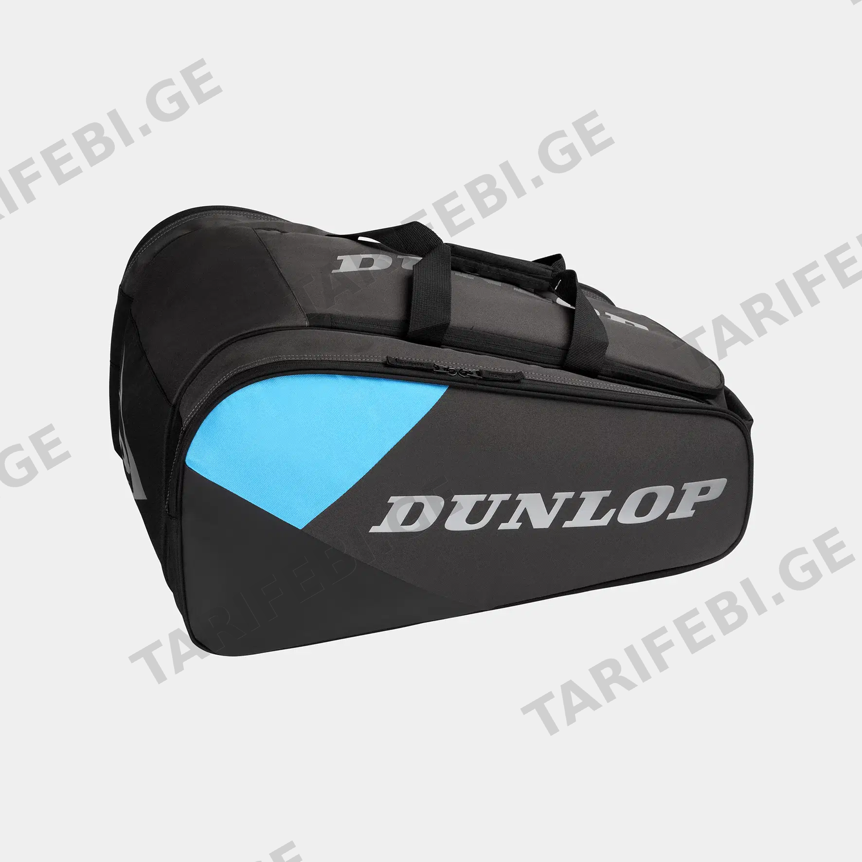 ჩოგბურთის ჩანთა Dunlop PAC FX-TEAM RACKETBAG CYAN / GUN METAL