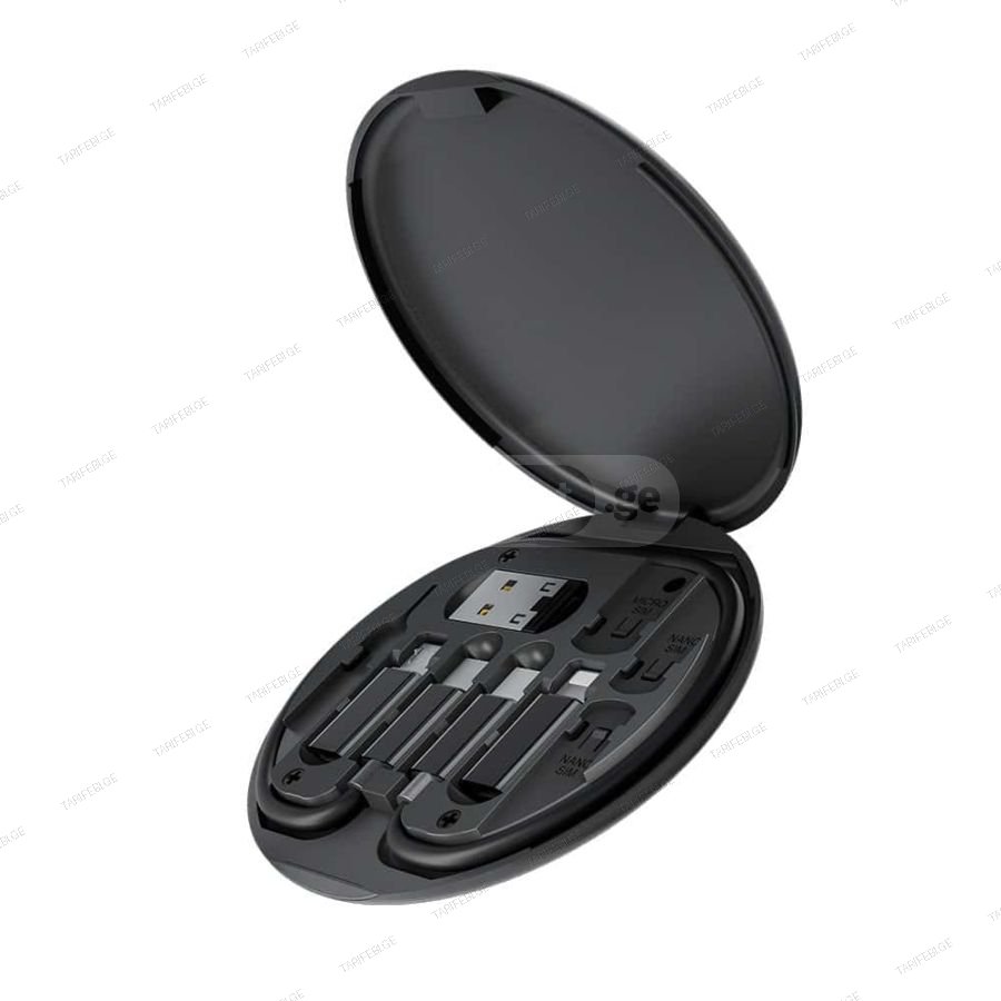 JOKO USB ადაპტერი Storage Box, Multifunctional Data Cable Set, SN06