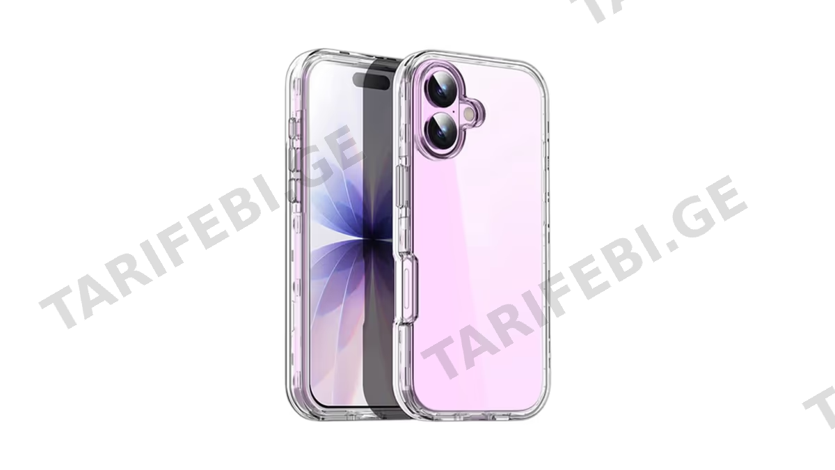 Bimba iPhone 17 გამჭვირვალე ქეისი (8325)