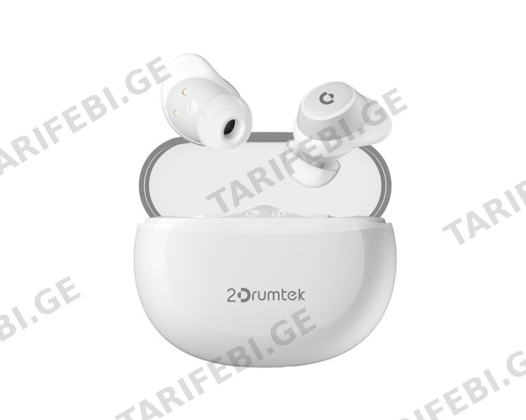 ყურსასმენი A4Tech 2Drumtek B27 True Wireless Earphone Grayish White