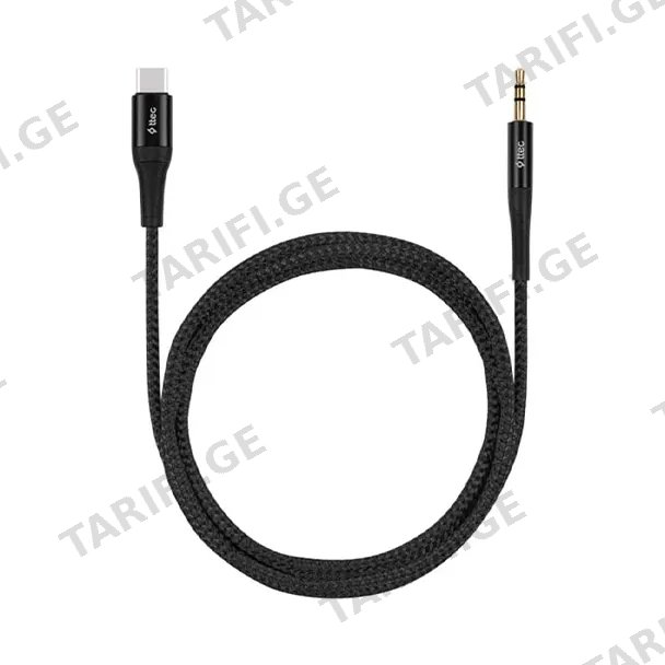კაბელი (USB-C to Aux) TTEC AUX - USB-C Audio Cable 100CM Black 2AK03S
