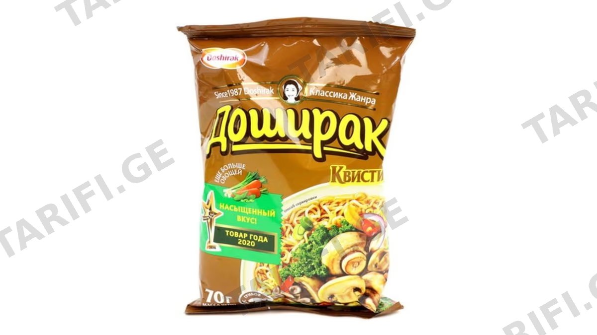დოშირაკი ლაფშა ბრიკეტი სოკო 70გრ