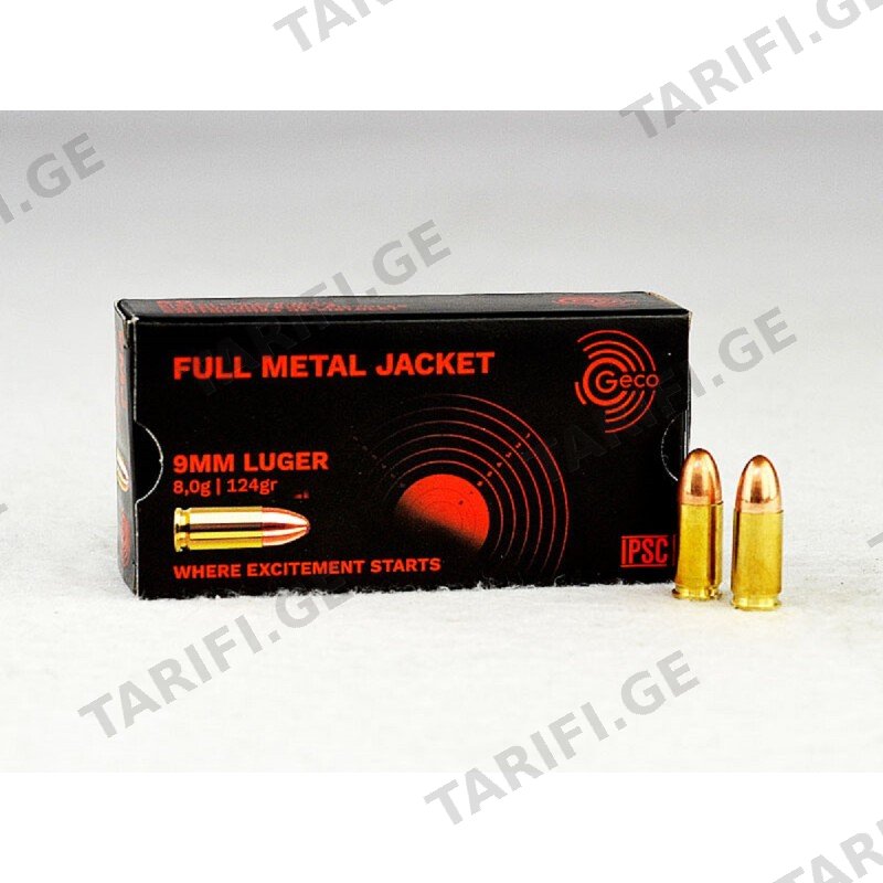 GECO 9mm luger FMJ