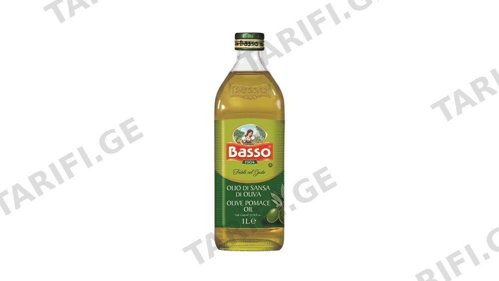 Basso ზეითუნის ზეთი პომასი 1000მლ
