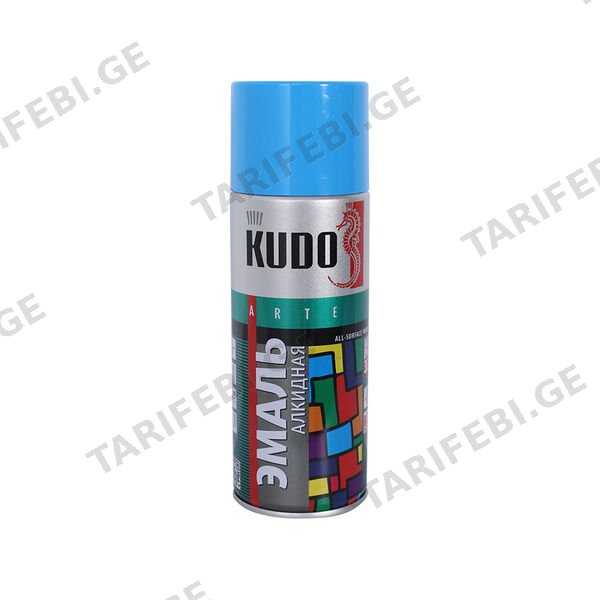 უნივერსალური სპრეი ემალი ცისფერი 0.52 ლ KUDO