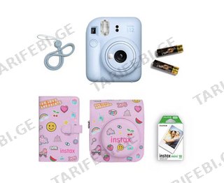 Fujifilm Instax Mini 12 Gift Box Bundle Pastel blue