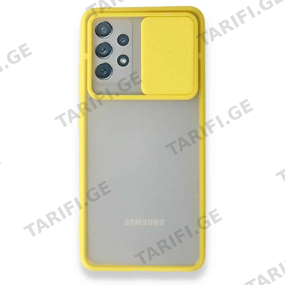 Samsung Galaxy A32 Palm Camera Sliding Silicone Case კამერის დაცვით ქეისი