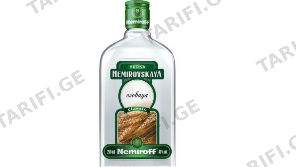 არაყი "Nemiroff" ასობაია 0,25ლ
