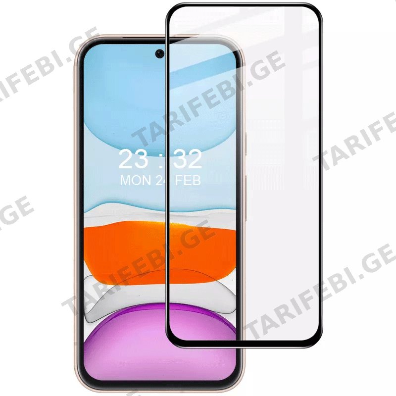 ეკრანის დამცავი GLASS PRO+ FULL SCREEN TEMPERED GLASS GOOGLE PIXEL 8A BLACK