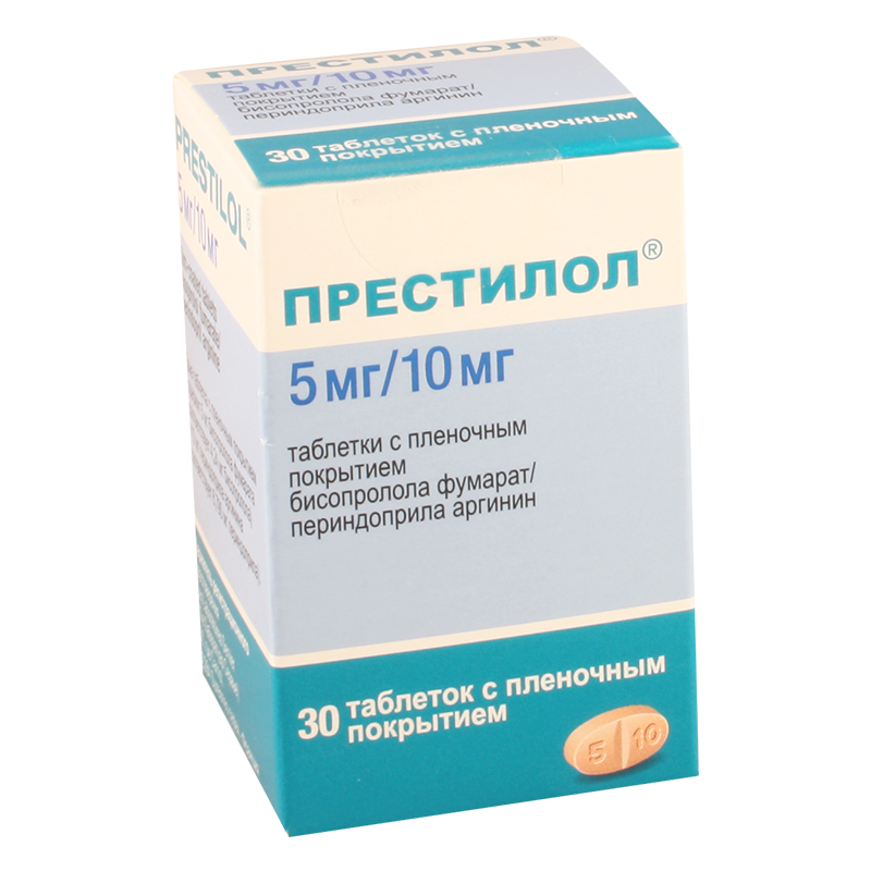 პრესტილოლი 5/10მგ #30ტ