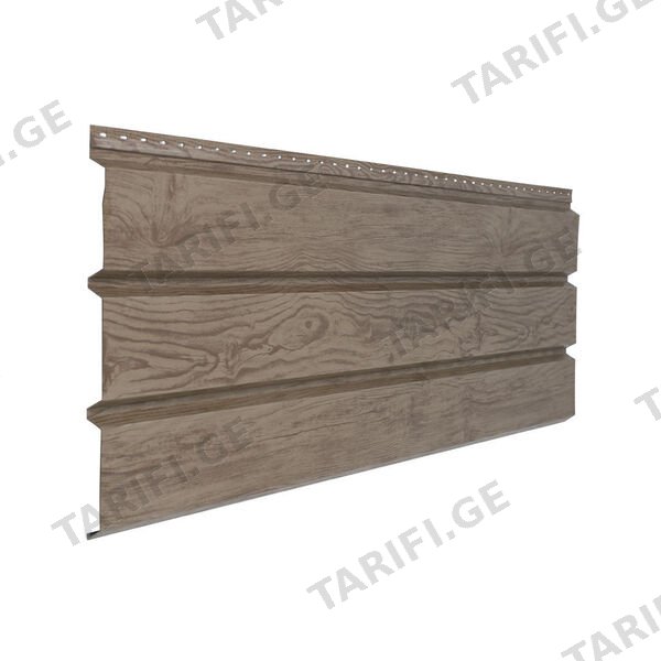84-იანი ფერადი თუნუქის საიდინგი 0.5X345 ხაოიანი WOOD LIGHTER NOVA