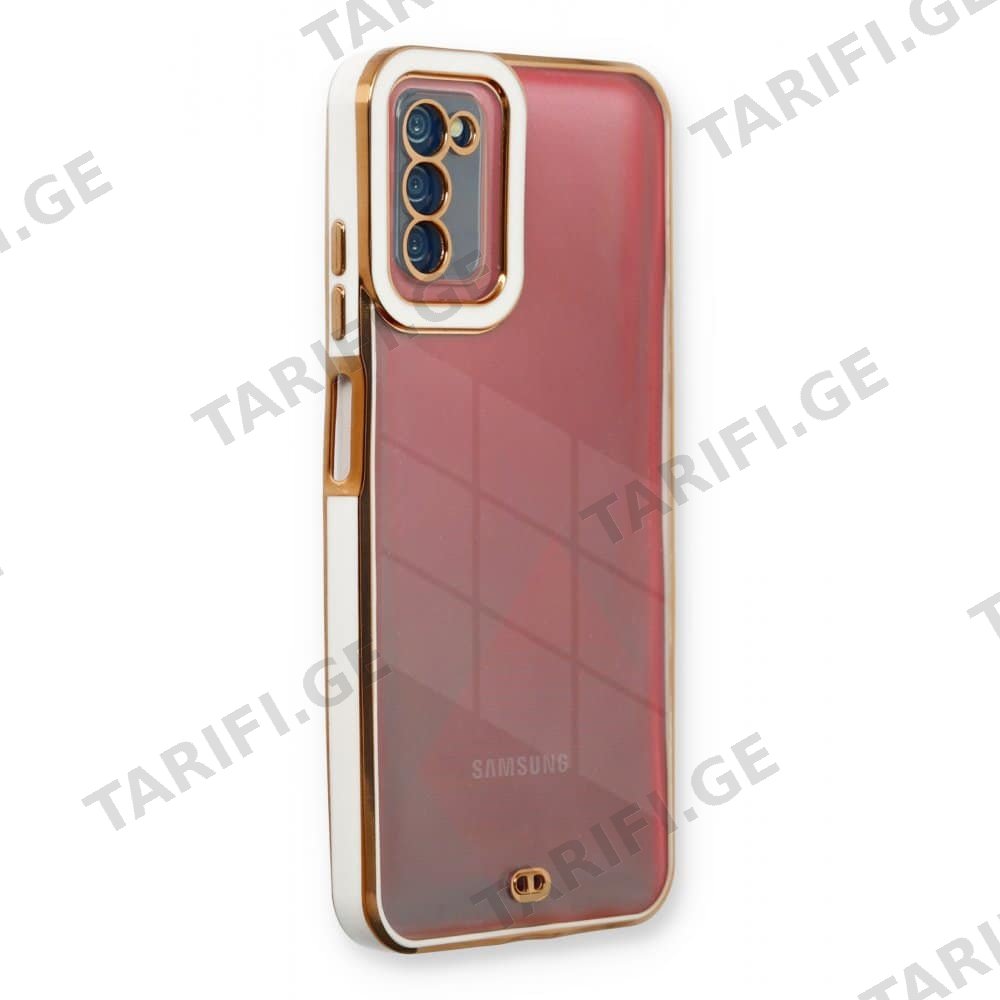 Samsung Galaxy A02S, Samsung Galaxy A03S, Liva lense Case სილიკონის ქეისი