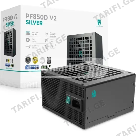 კვების ბლოკი DeepCool PF850D V2 850W 80+ Silver ATX 3.1