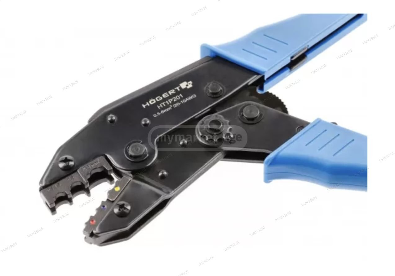 კლემების პრესი მომჭერი 0,5~6,0 mm2 Hogert HT1P201
