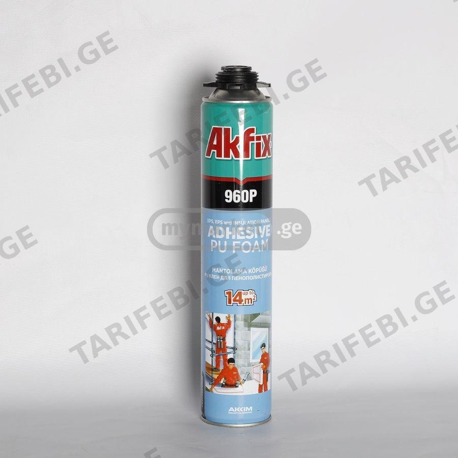 პოლიურეთანის ქაფი Akfix 950გრ