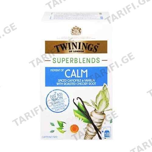 ჩაი ერთჯერადი სუპერბლენდი დამამშვიდებელი /თვინინგსი/ 18ც