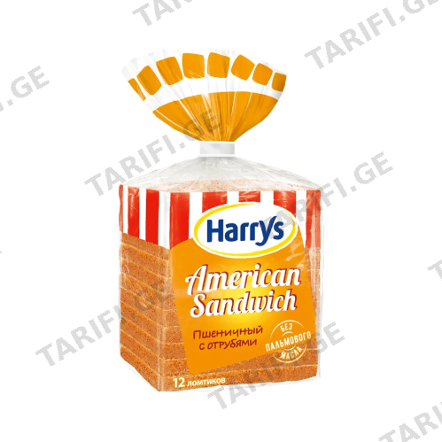 პური ხორბლის და ქატოს ,,Harry s" (515 გრ)