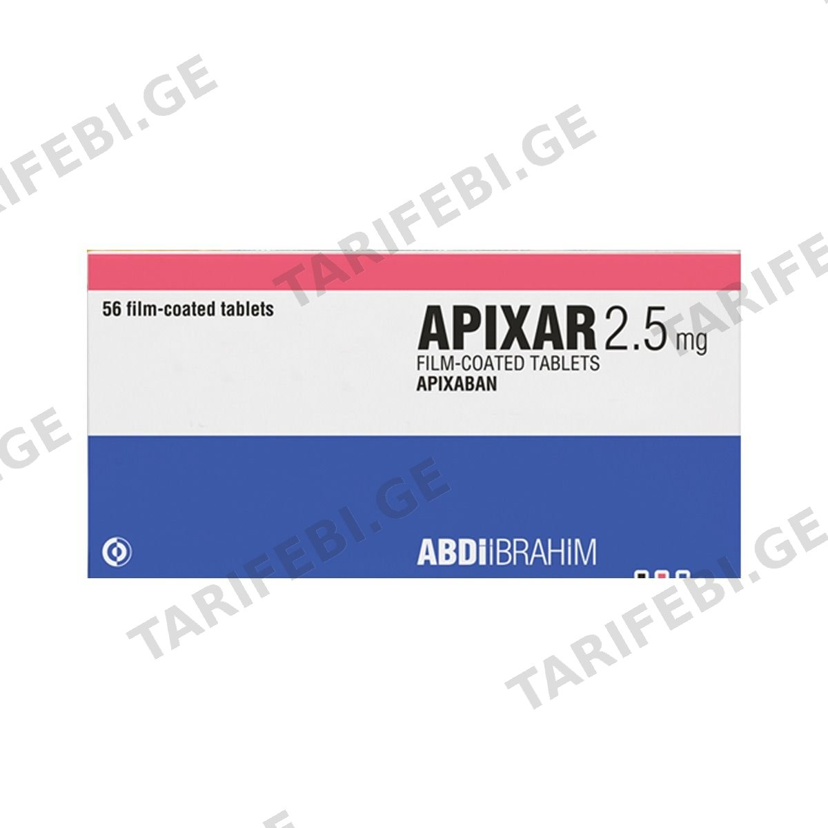 აპიქსარი - Apixar 2.5მგ 56 ტაბლეტი