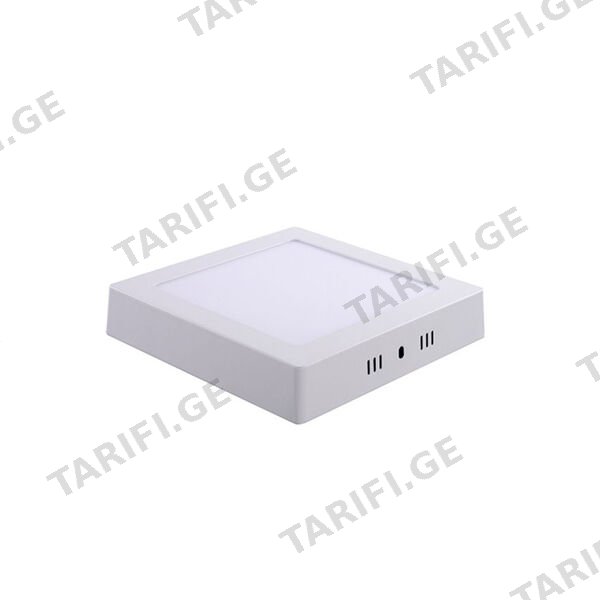 LED პანელური სანათი გარე მონტაჟი ოთხკუთხედი 24w 6500K LINUS