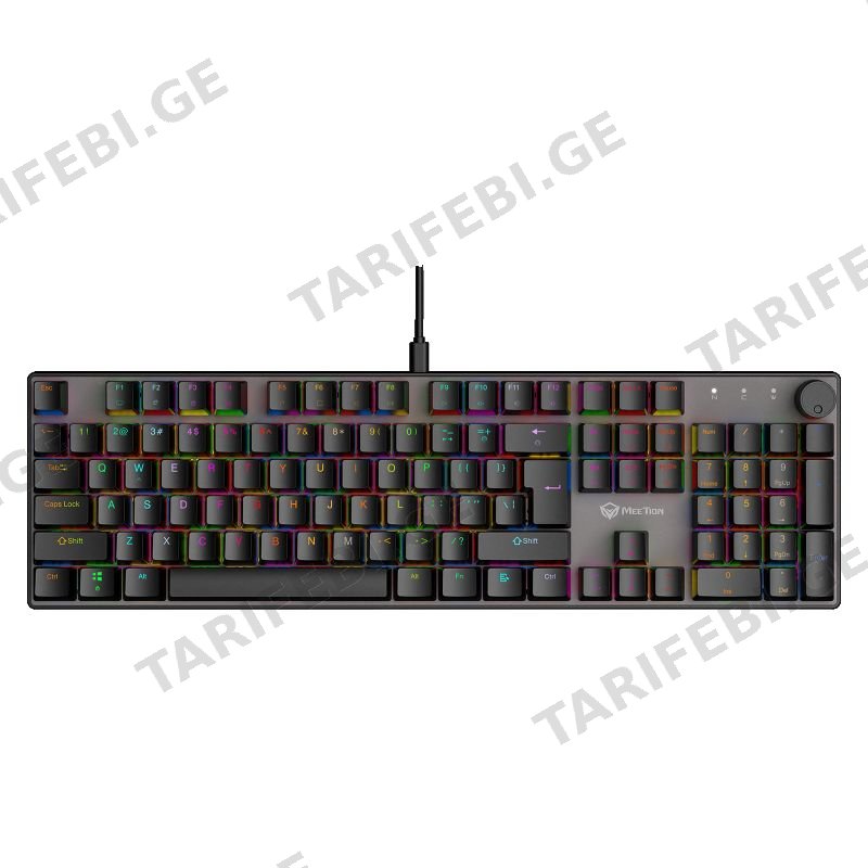 კლავიატურა MeeTion MK009Pro Wired Mechanical KB red switch