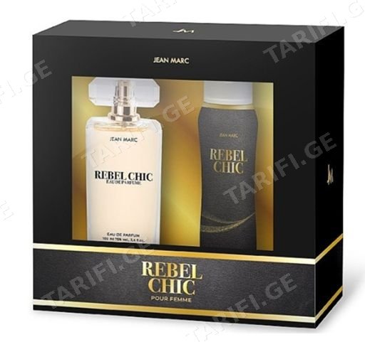 ჟან მარკი სასაჩუქრე ნაკრები 3594 ქალის Rebel Chic *