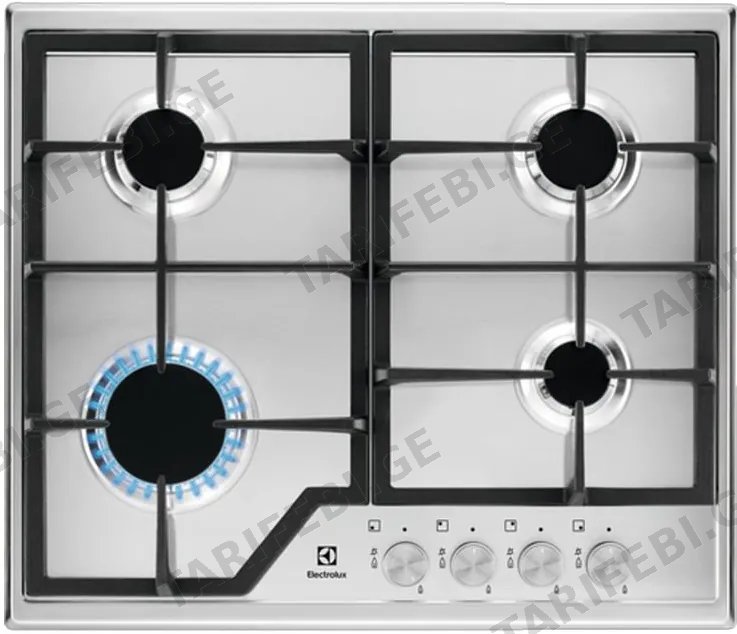 გაზქურის ზედაპირი Electrolux KGS6426SX