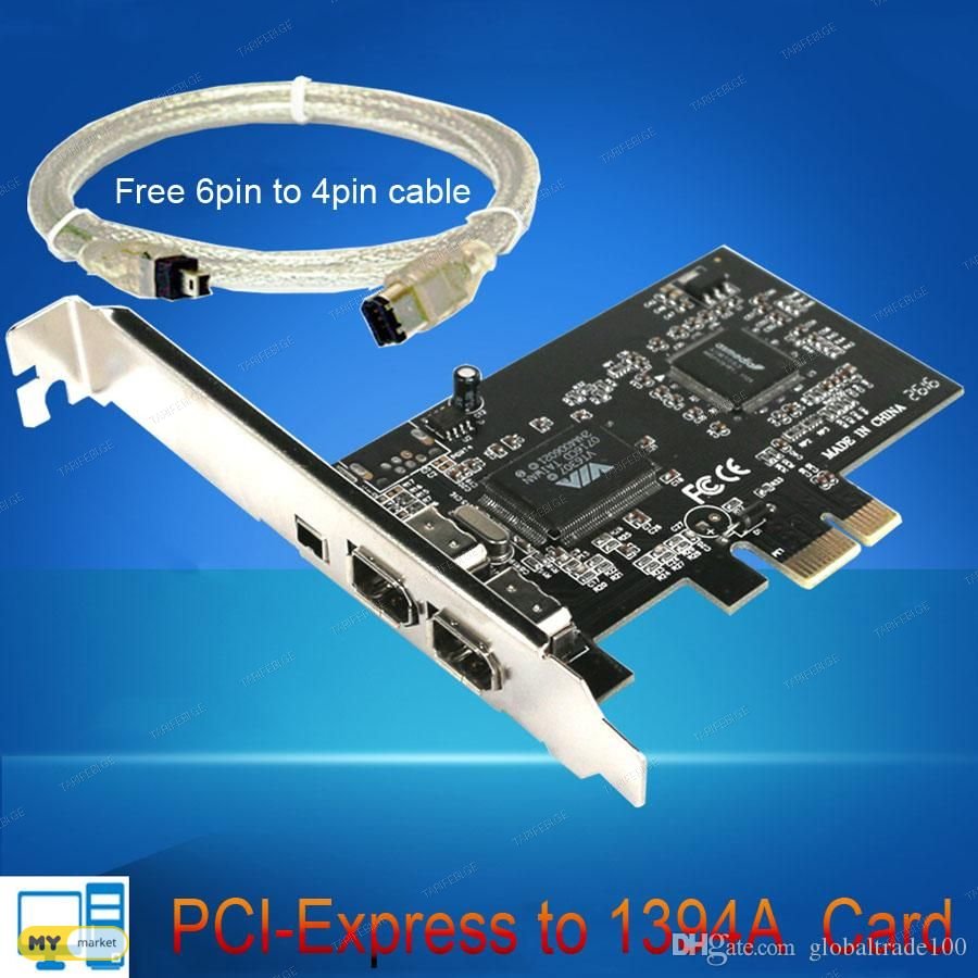 pci to Firewire და pci-e to Firewire IEEE1394 Card