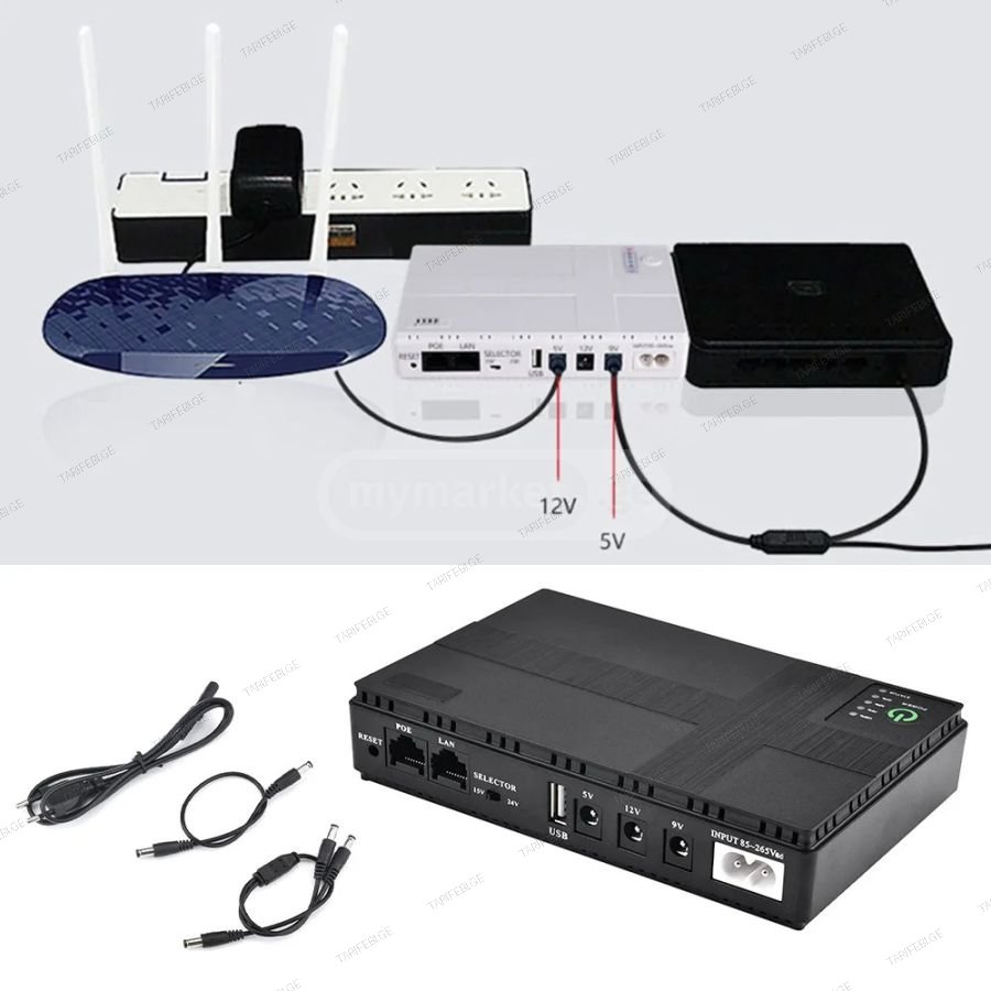 UPS – უწყვეტი კვების წყარო (10400 mAh)