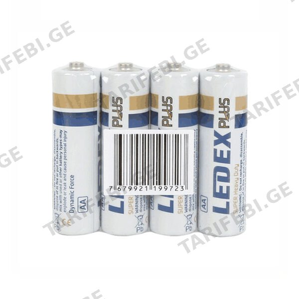 ელემენტი AA Super HD 4PC Shrink Ledex