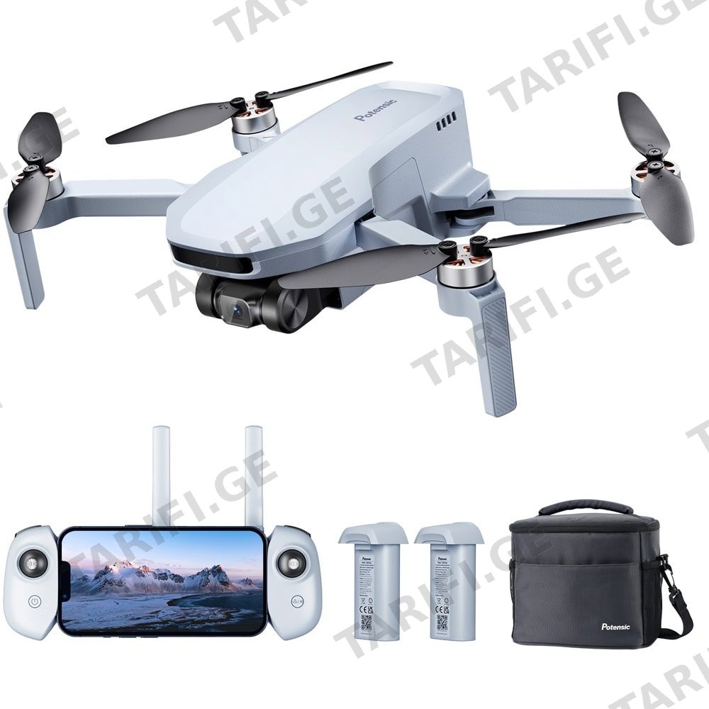 დრონი Potensic Drone ATOM (Fly More Combo) 3 batteries in total Grey