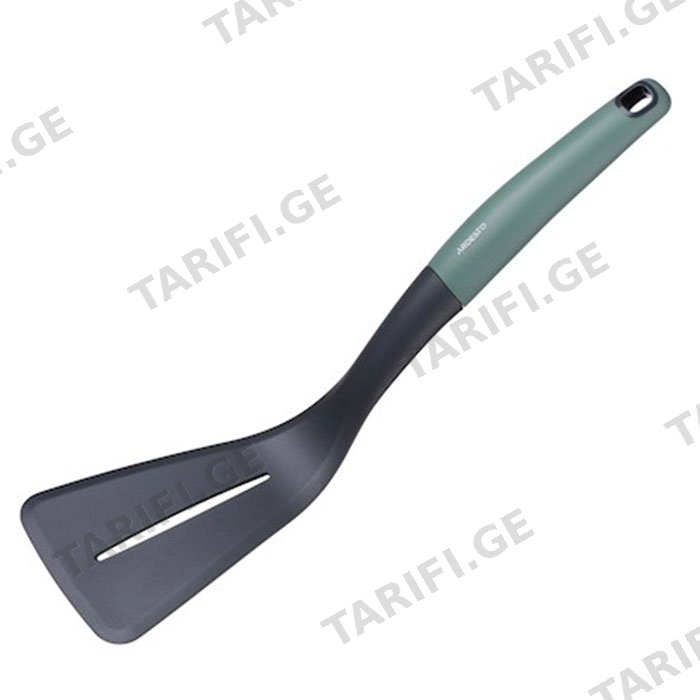 ასაღები ARDESTO SLOTTED TURNER GEMINI, GRAY/GREEN, NYLON, PP WITH SOFT TOUCH