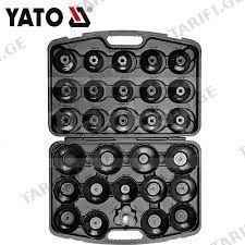 ზეთის ფილტრის მოსახსნელის ნაკრები 30ც YATO YT-0596