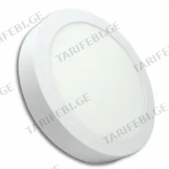 პანელი LEDEX LED 12W 6500K მრგვალი გარე