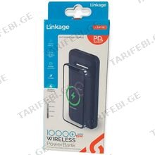 უსადენო პორტატული დამტენი WIRELESS POWER BANK LINKAGE LKP-16 10000 MAH