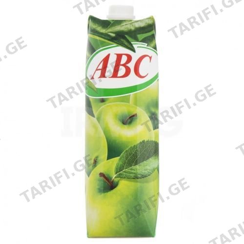 წვენი/ ABC/ ვაშლის 1 ლ