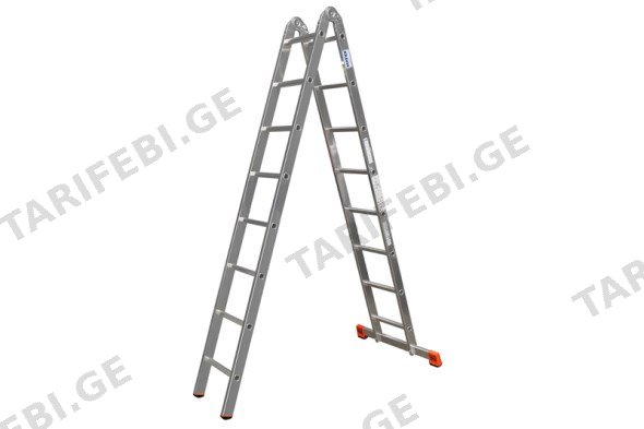 ალუმინის კიბე Krause TRIMATIC 2*8