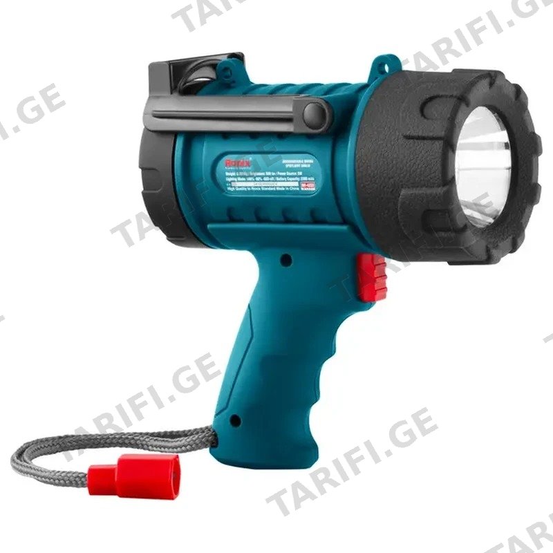 დატენვადი პროჟექტორი ფანარი RONIX RH-4233 500LM წყალგაუმტარი