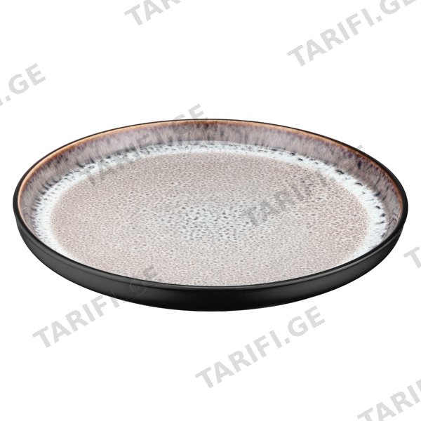 თეფში ARDESTO AR2920BB BOLZANO, 20.3CM, DESSERT PLATE, BLACK/BROWN