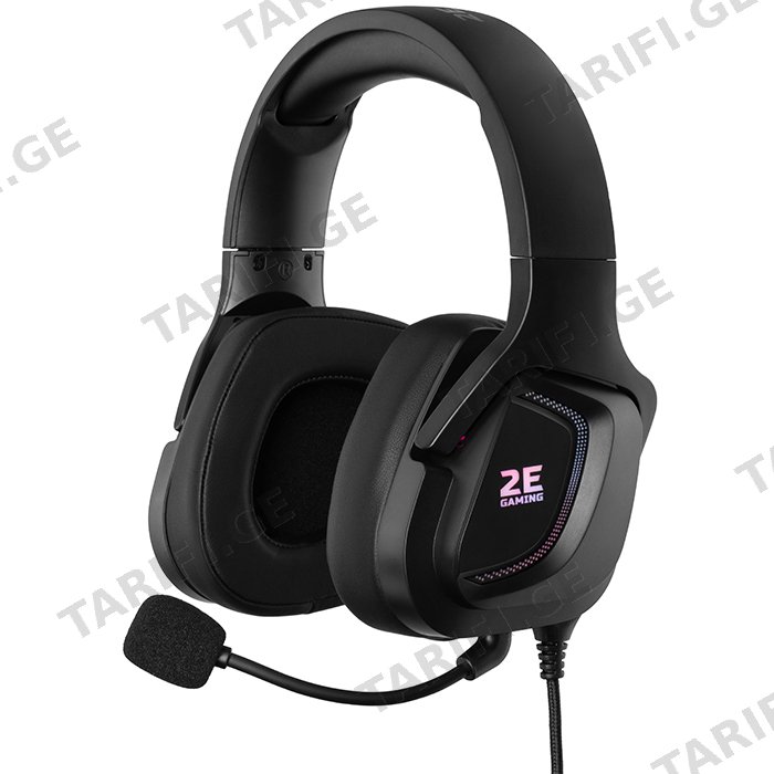 ყურსასმენი მიკროფონით 2E GAMING HEADSET HG330 RGB USB BLACK 2E-HG340BK-7.1